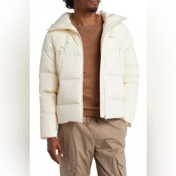 Afield Out Ridge Puffer Jacket in Bone NWT Men XL Insulated Warm Winter Nylon - Picture 11 of 15